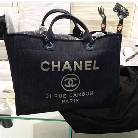 chanel deauville bag for cruise 2016 collection|Chanel canvas large deauville tote.